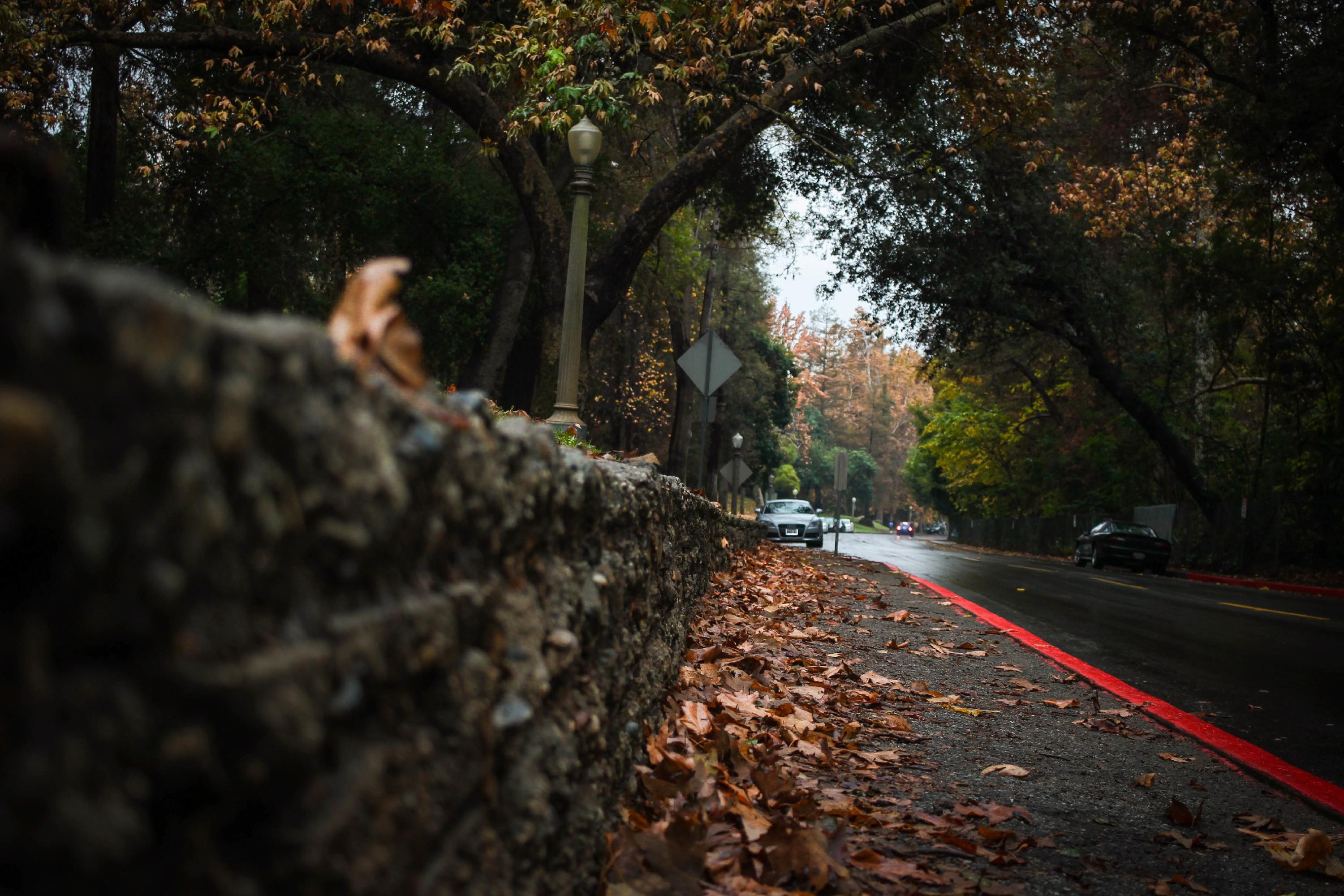 example of a red curb